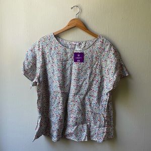 Uniqlo x Liberty London Collab Floral Print Top